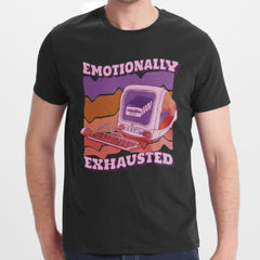 Emotionally Exhausted Vintage Style T-Shirt product