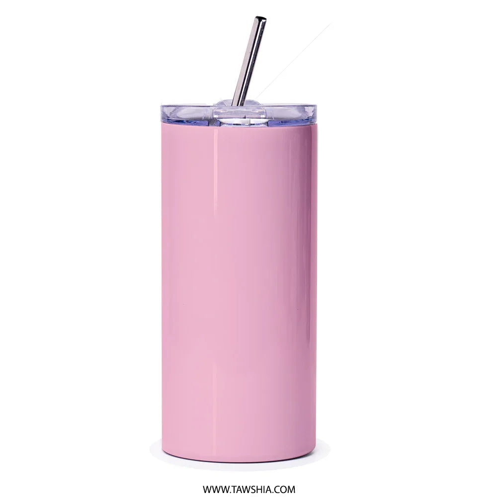 Sleek Pink Tumbler with Straw for Stylish Drinking product type