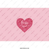 Bestie Squad Tumbler, Pink Heart Gift for Friends, Stainless Steel Tumbler for Her, Cute Travel Mug, Best Friend Gift - Tawshia