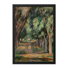 Avenue at the Jas de Bouffan Wall Art, Paul Cezanne Landscape Painting Print, Impressionist Art, Famous Art, Home Decor Wall Art - Tawshia