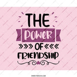 Friendship Mouse Pad, Power of Friendship, Gift for Best Friend, Cute Desk Accessory, Office Decor, Friendship Quote Mousepad - Tawshia