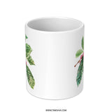 Coffee Branch Mug, Watercolor Coffee, Coffee Lover Gift, Botanical Mug, Plant Mug, Artistic Mug, Gift for Coffee Enthusiasts - Tawshia