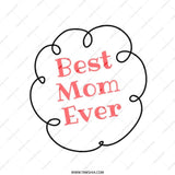 Best Mom Ever Tote Bag, Mothers Day Gift, Cute Mom Bag, Gift for Mom, Everyday Tote Bag, Shopping Bag, Reusable Tote Bag - Tawshia