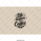 Life Begins After Coffee Tumbler, Coffee Lover Gift, Inspirational Tumbler, Coffee Tumbler, Gift For Her, Coffee Addict, Tumbler With Straw - Tawshia