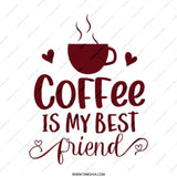 Coffee Lover Tote Bag, Best Friend Gift, Caffeine Addict Shopping Bag, Cute Hearts Design, Coffee Cup Graphic Tote, Everyday Tote Bag - Tawshia