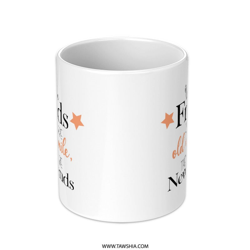 Funny Friendship Mug, Old Friends Gift, Best Friends Coffee Mug, Senile Friends Mug, Novelty Mug Gift Idea, Gift for Friend, Custom Mug - Tawshia