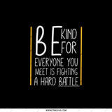 Be Kind Pocket Mirror, Inspirational Quote Mirror, Motivational Message, Handbag Mirror, Travel Mirror, Everyday Carry Mirror - Tawshia