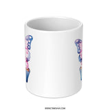 Butterfly Cupcake Mug, Watercolor Art Mug, Whimsical Mug, Cute Coffee Mug, Unique Gift Idea, Cupcake Lover Mug - Tawshia