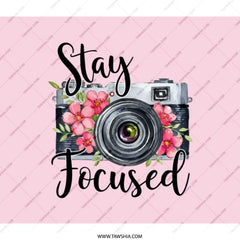 Stay Focused Camera BackPack, Floral BackPack, Photo BackPack, School BackPack, Travel BackPack, Photography Gift, Student BackPack - Tawshia