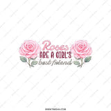 Roses are a Girl's Best Friend Tote Bag, Floral Design, Gift for Her, Unique Bag, Trendy Tote, Everyday Bag, Shopping Bag - Tawshia