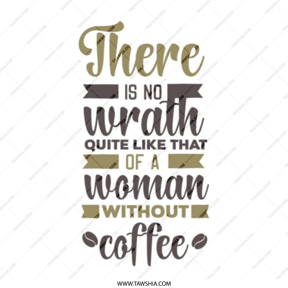 No Wrath Woman Coffee Tote Bag, Funny Slogan Bag, Gift For Her, Woman Tote, Coffee Lovers, Novelty Bag, Reusable Shopping Bag - Tawshia