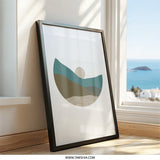 Minimalist Mountain Wall Art, Abstract Landscape Print, Boho Mountain Art, Modern Wall Decor, Home Decor Wall Art - Tawshia