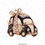 Floral Car Tote Bag, Cute Beetle Design, Unique Shopping Bag, Stylish Everyday Bag, Gift for Her, Durable and Trendy Tote - Tawshia