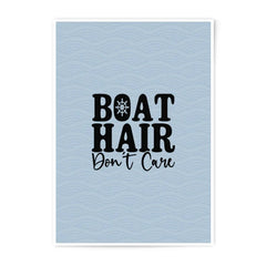 Boat Hair Don't Care, Photographic Prints, Nautical Decor, Lake House Art, Boating Gift, Coastal Wall Art, Summer Prints, Wall Decor - Tawshia