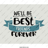 Best Friends Forever Mouse Pad, Cute Friendship Quote Desk Accessory, Unique Office Decor, Gift for Bestie, Motivational Mouse Pad - Tawshia