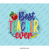 Best Teacher Ever Backpack, Apple design Backpack, Teacher Appreciation Backpack, Gift for Teacher Backpack, School Backpack - Tawshia