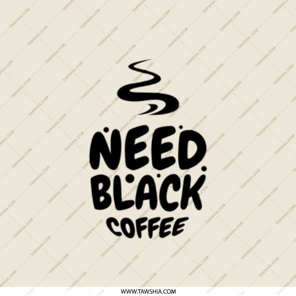 Need Black Coffee Pocket Mirror, Coffee Lover Gift, Funny Portable Mirror, Caffeine Addict Makeup Mirror, Gift for Coffee Fanatic - Tawshia