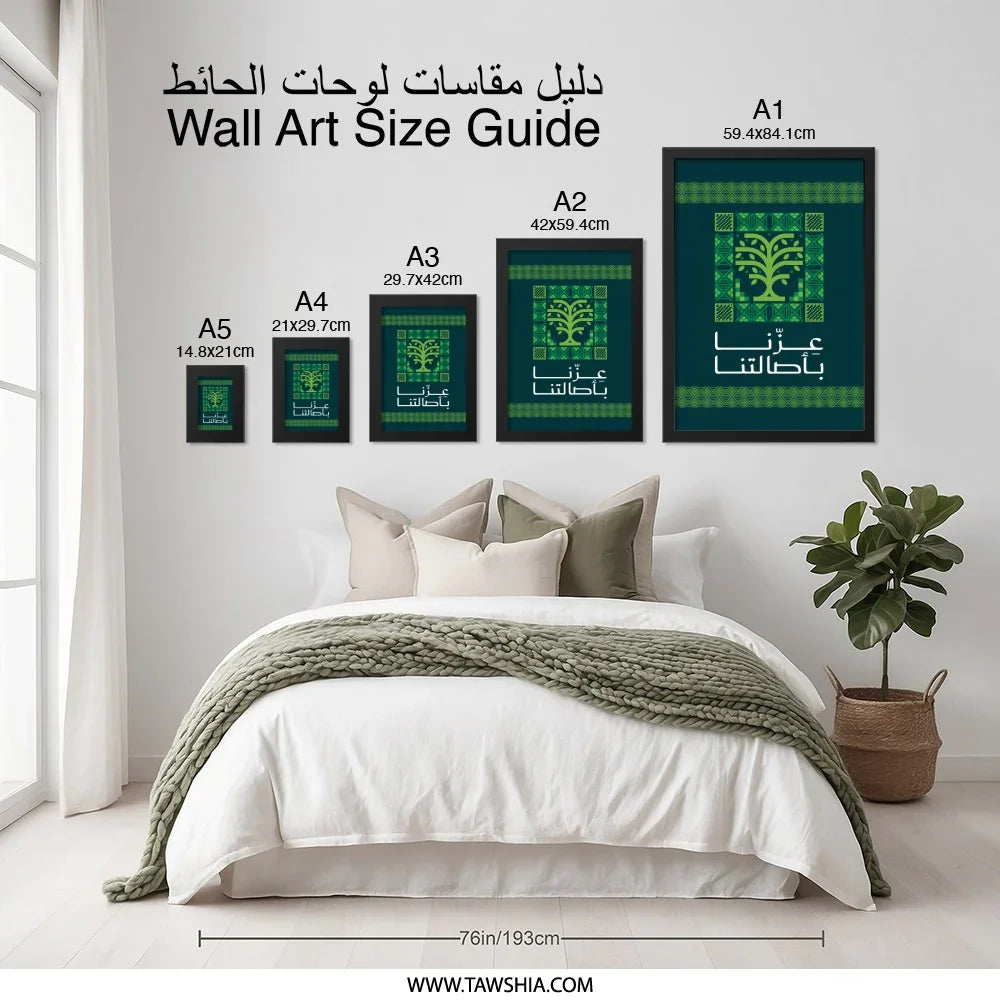 Wall Art Size Guide Poster Wall Decor Chart product type
