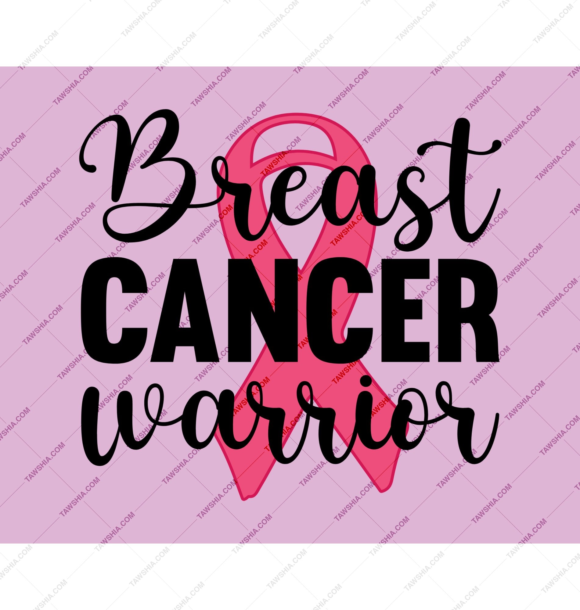 Breast Cancer Warrior Graphic Pink Product