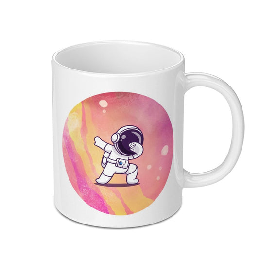 Dabbing Astronaut Mug, Cute Space Mug, Funny Space Gift, Galaxy Mug, Unique Coffee Mug, Gift for Space Lover, Astronaut Gift - Tawshia