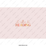 Reading Tumbler, Book Lover Gift, Reader Tumbler, I'd Rather Be Reading, Funny Tumbler, Novel Tumbler, Bookish Gift, Gifts For Bookworms - Tawshia