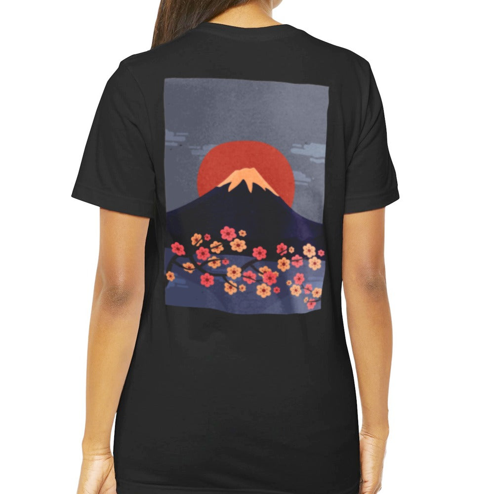 Aesthetic Mountain Sunset Graphic T-Shirt product