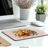 Cookie Mouse Pad, Foodie Gift, Floral Mousepad, Cute Desk Decor, Gift for Baker, Home Office Decor, Tasty Treat Design, Baking Lover Gift - Tawshia