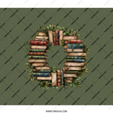 Book Lover Backpack, Book Wreath Backpack, Reading Gift, Librarian Gift, Teacher Gift, Bookish Backpack, Student Backpack, Book Backpack - Tawshia