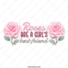 Roses are a Girl's Best Friend Mug, Floral Gift, Girly Mug, Flower Mug, Gift for Her, Coffee Mug, Tea Cup - Tawshia