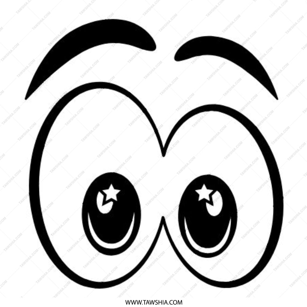 Cartoon Eyes Pinback Button, Googly Eyes Button, Starry Eyes Pin, Funny Face Pin, Cute Eyes Gift, Expressive Eyes Button, Party Favor - Tawshia