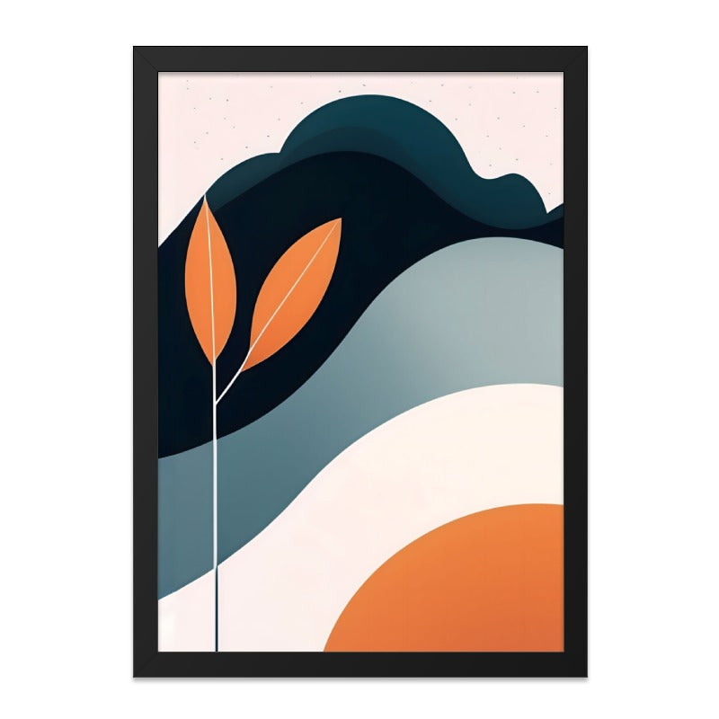 Abstract Landscape Wall Art, Minimalist Print, Modern Art Decor, Botanical Illustration, Unique Home Decor, Nature Inspired Artwork - Tawshia