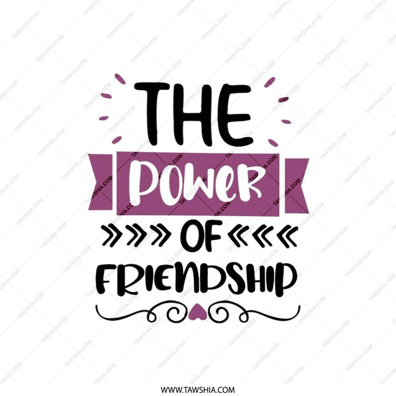 Friendship Power Pillow, Best Friend Gift, Sister Pillow, Quote Pillow, Decorative Pillow, Home Decor Pillow - Tawshia