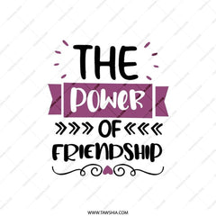 Friendship Power Pillow, Best Friend Gift, Sister Pillow, Quote Pillow, Decorative Pillow, Home Decor Pillow - Tawshia
