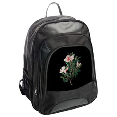 Azalea Flower Backpack, Floral Botanical Art Knapsack, Trendy Bookbag, Stylish Schoolbag, Everyday Travel Bag, Unique Gift Idea - Tawshia