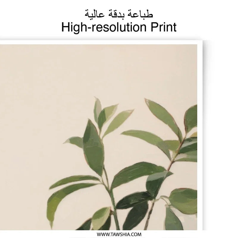 Still Life Photographic Print, Oranges, Potted Plant, Modern Art Print, Minimalist Home Decor, Kitchen Wall Art, Fruit Photography - Tawshia