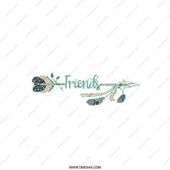 Best Friends Arrow Pillow, Friendship Gift Idea, Decorative Throw Pillow, Modern Home Decor, Couch Pillow, Unique Pillows - Tawshia