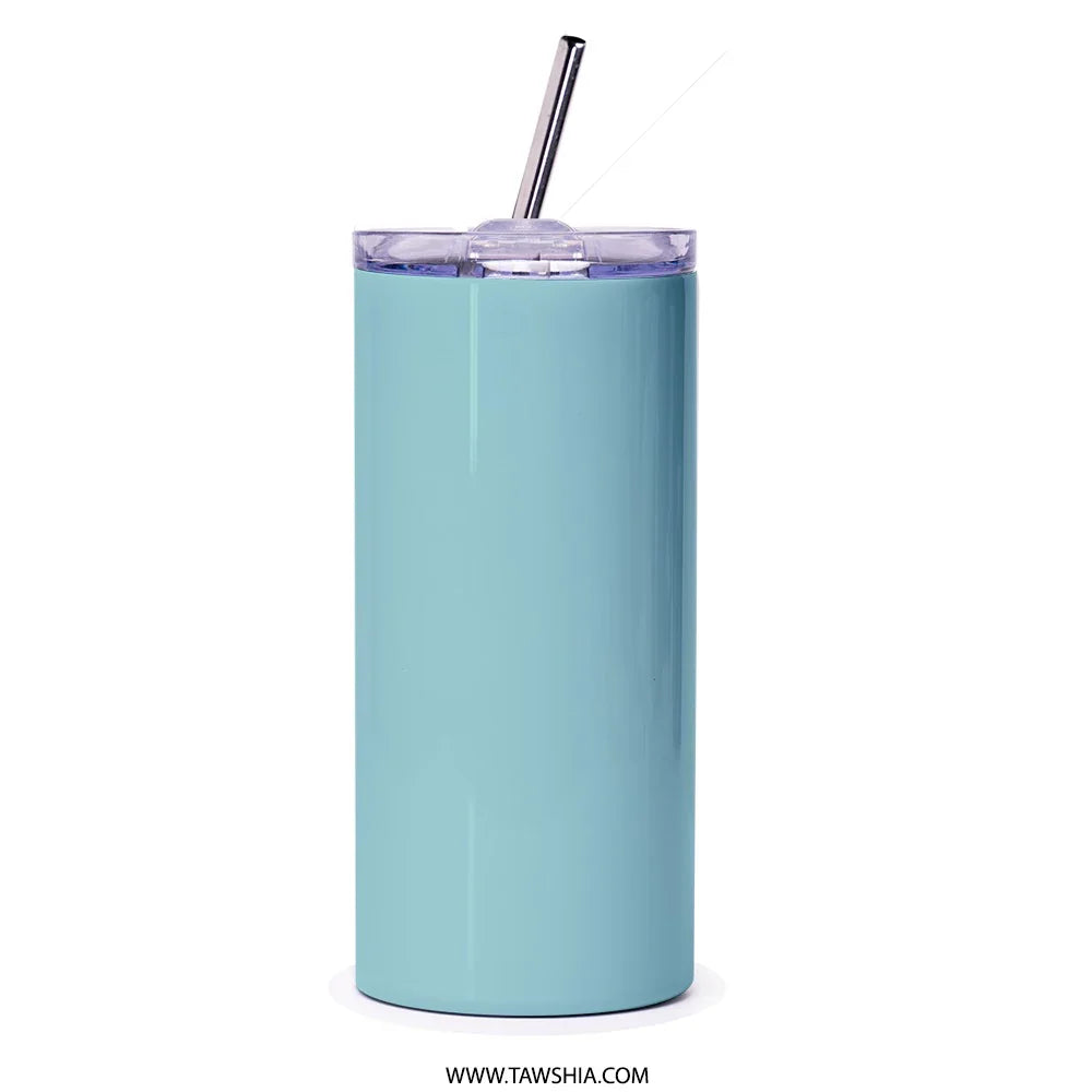 Insulated Aqua Travel Tumbler for Cold or Hot Drinks product