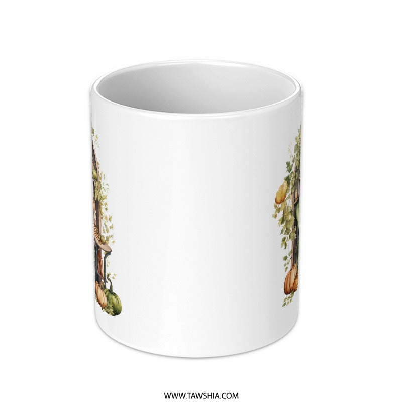 Autumn Cozy Chair Mug, Fall Decor Mug, Pumpkin Decor Mug, Cozy Fall Mug, Book Lover Mug, Home Decor Mug, Reading Nook Mug, Gift Mug - Tawshia