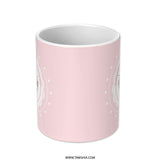 Cupcake Heart Mug, Cute Pastry Mug, Bakery Lover Gift, Food Themed Mug, Sweet Treat Mug, Pink Mug, Coffee Mug, Tea Mug, Hot Cocoa Mug - Tawshia