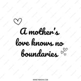 Mother's Love Pillow, Heart Design Pillow, Inspirational Quote Pillow, Mothers Day Gift Pillow, Home Decor Pillow, Couch Pillow, Throw - Tawshia