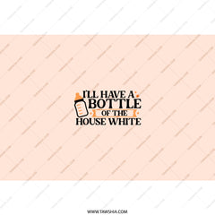 House White Wine Tumbler, Funny Wine Lover Gift, Baby Bottle Design, Wine Mom Tumbler, Unique Drinkware, Novelty Tumbler Cup - Tawshia