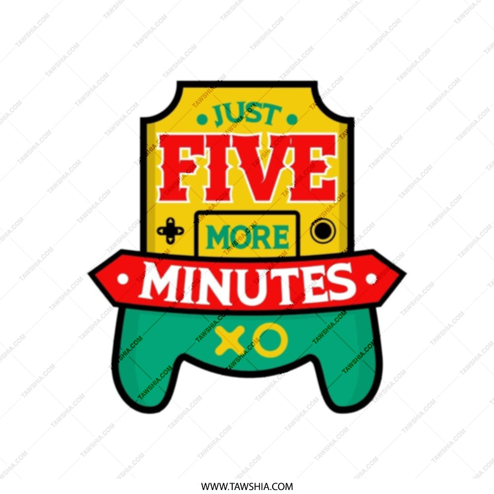 Just Five More Minutes Tote Bag, Gamer Gift, Video Game Lover, Funny Gaming Bag, Gift For Him, Gift For Her, Gamer Life Tote - Tawshia