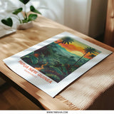 Papua New Guinea Rainforest Photographic Print, Jungle Landscape Art, Tropical Sunset Wall Decor, Exotic Travel Poster, Nature Photography - Tawshia