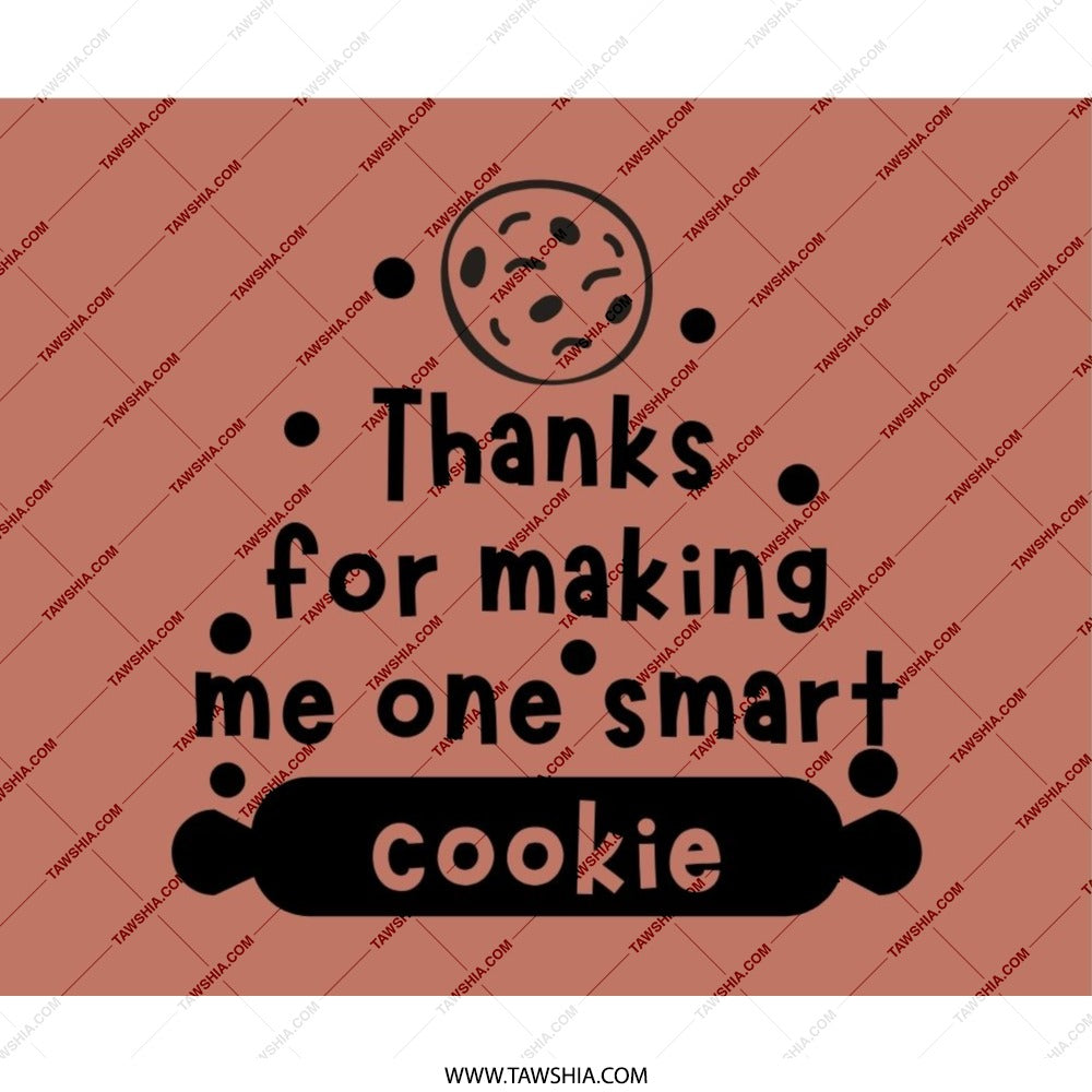 Smart Cookie Mouse Pad, Teacher Appreciation Gift, Thank You Mousepad, School Staff Present, Unique Gift Idea, Desk Accessories - Tawshia