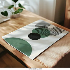 Modern Abstract Art Print, Geometric Photographic Print, Minimalist Wall Decor, Home Decor, Contemporary Art, Circle Arches Print - Tawshia