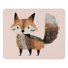 Cute Fox Mouse Pad, Cartoon Animal Desk Mat, Office Decor, Gaming Mousepad, Gift Idea, Computer Accessory, Home Office, Work From Home - Tawshia
