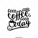 Good Coffee Good Day Pillow, Coffee Lover Gift, Home Decor Pillow, Inspirational Pillow, Coffee Themed Pillow, Cozy Pillow, Gift Idea - Tawshia