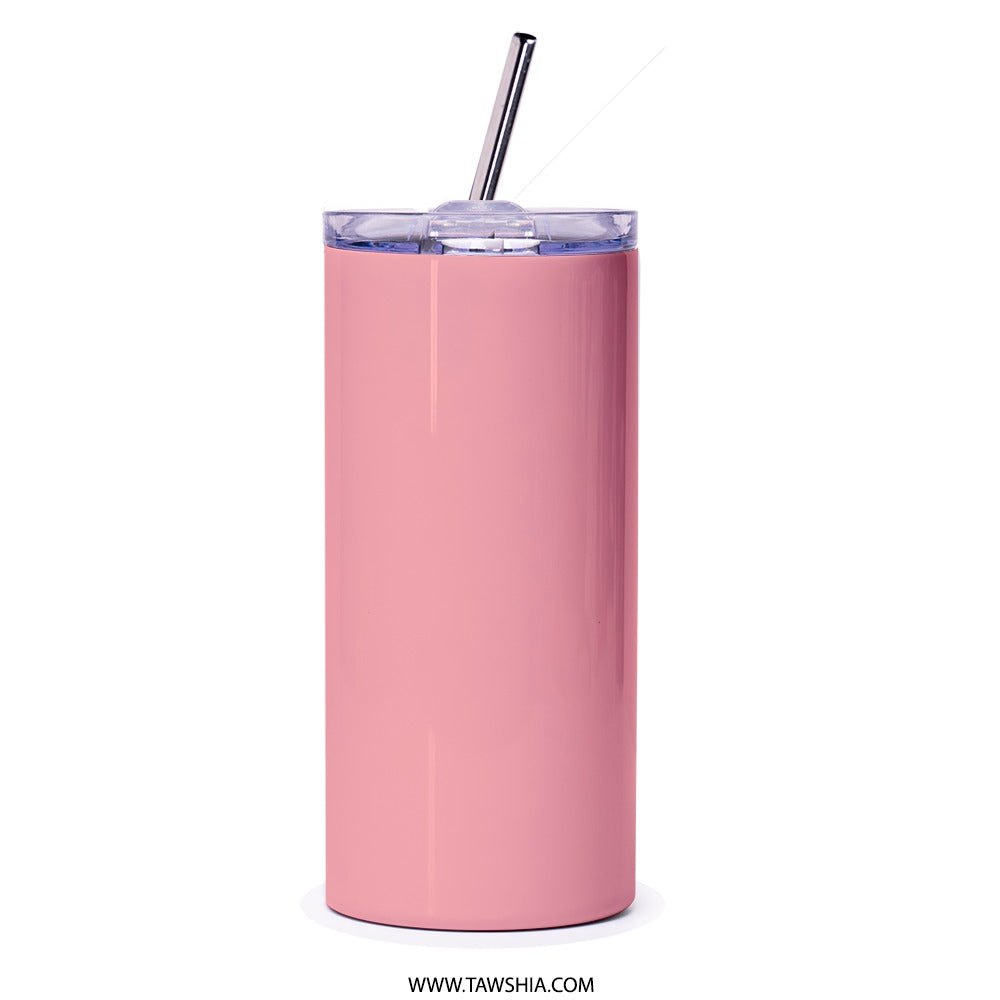 Strawberry Tumbler, Cute Pink Tumbler, Stay Sweet and Smart, Kawaii Tumbler, Summer Drinkware, Gift for Her, Pink Drinkware, Kawaii Straw - Tawshia