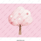 Cherry Blossom Mouse Pad, Pink Tree Mousepad, Floral Office Decor, Cute Desk Accessories, Aesthetic Mouse Mat, Computer Accessory - Tawshia