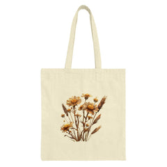 Floral Bouquet Tote Bag, Daisy Flower Design, Botanical Art Print, Stylish Reusable Bag, Everyday Tote, Nature Lover Gift, Shopping Tote - Tawshia